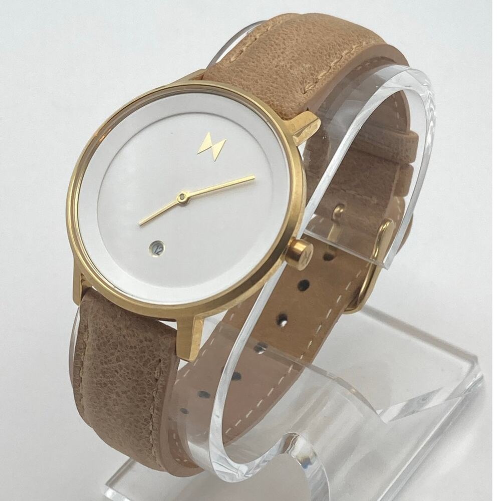 MVMT Women's Signature Minimalist Watch 34mm - New Battery WR 5ATM Adjustable - Picture 3 of 13